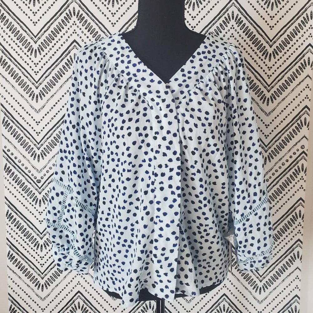 Balloon sleeve blouse